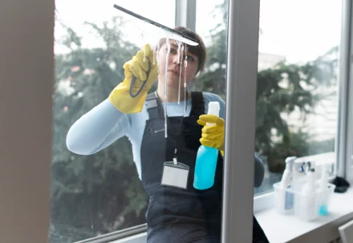 Nettoyage de vitres intérieures et extérieures à Cailly